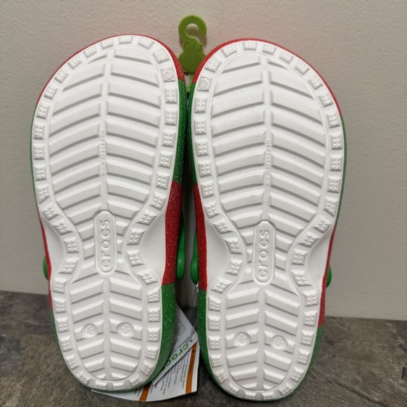 Crocs Classic Lined Holiday Clog Christmas Elf Fur Clogs Men's 6 Women's 8 NWT - Picture 5 of 8